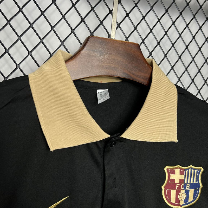 Camisa Barcelona Polo Black 24/25