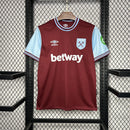 Camisa West Ham Home 24/25 - Versão Torcedor
