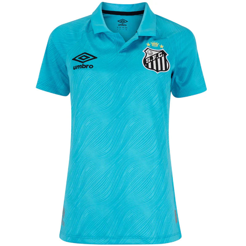 Camisa Santos Comemorativa 25/26 - Torcedor Feminina - Azul