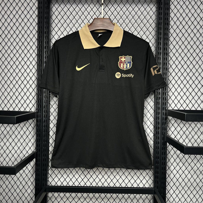 Camisa Barcelona Polo Black 24/25