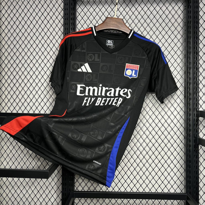 Camisa Lyon Away 24/25 - Adidas Torcedor Masculina