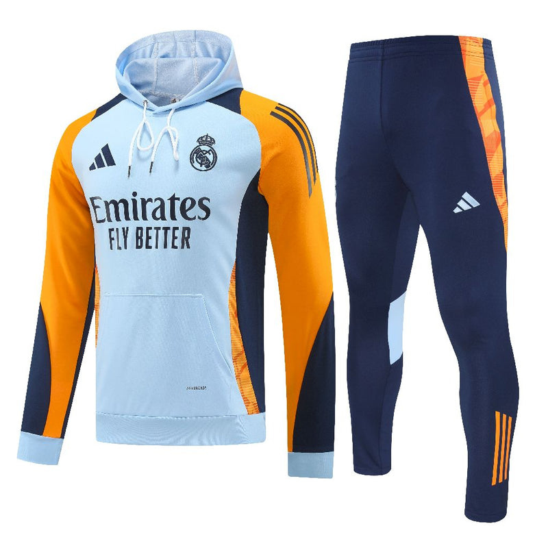 Conjunto Moleton+Calça Real Madrid 24/25